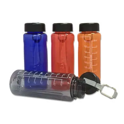 1 Litre Wide Mouth Water Bottle with Carabiner