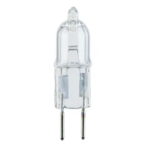 10 Watt T3 JC Halogen Low Voltage Xenon Clear G4 Base, 12 Volt, Card (2-Pack)