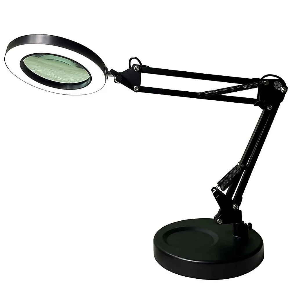 10X LED Magnifying Desk Lamp with 3 Color Modes & Clamp