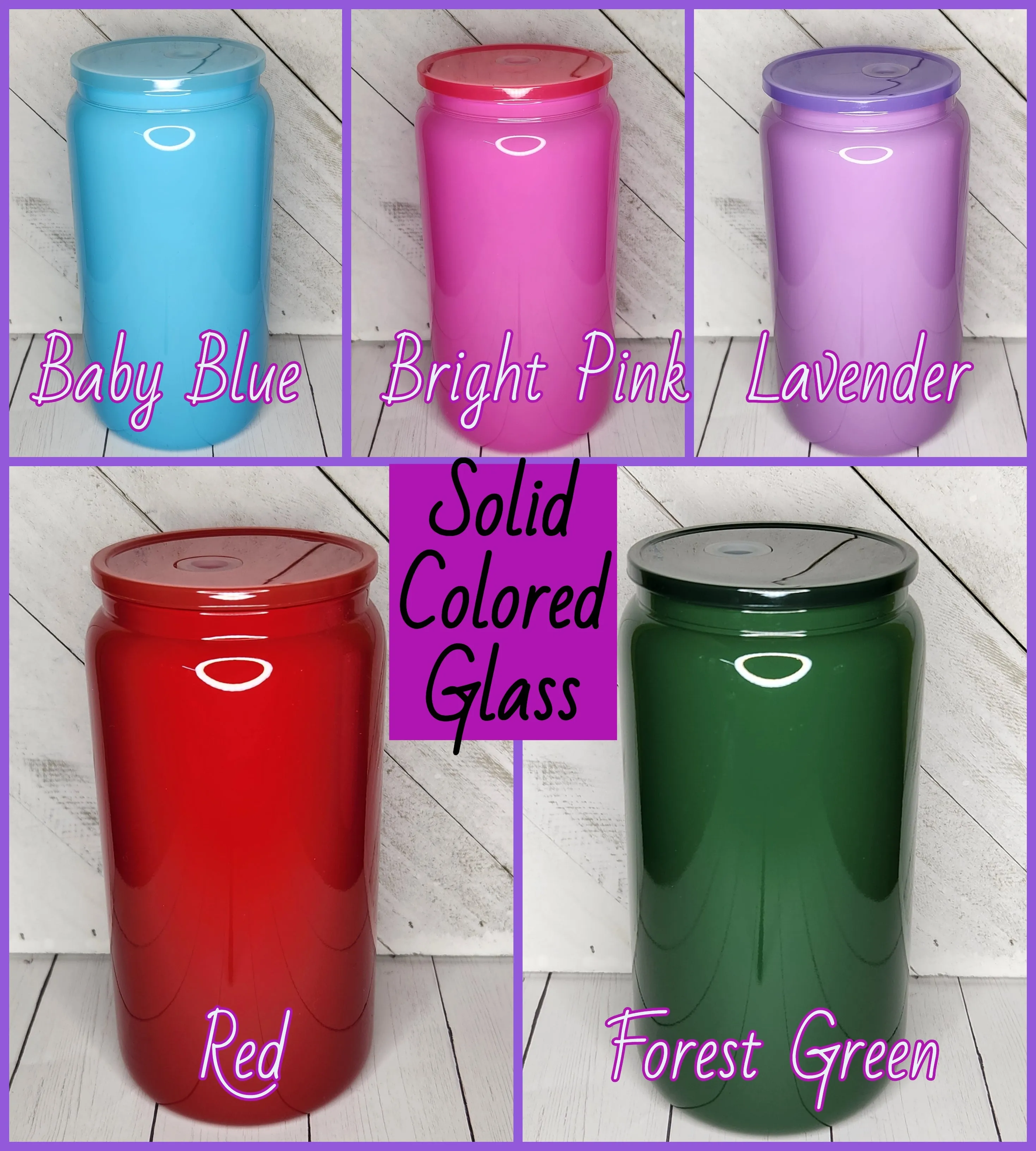 16oz Glass or Plastic Cup-Blue Dog Here Comes the Grannies