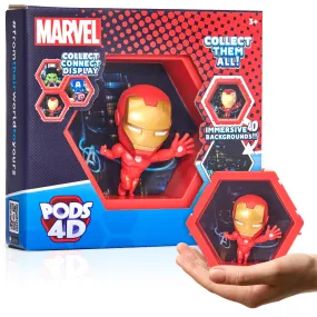 4d Marvel Iron Man Toys - Unique Connectable & Collectable Toy Figure, Wall