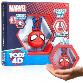 4d Marvel Spiderman - Unique Connectable & Collectable Spiderman Figure, Wall