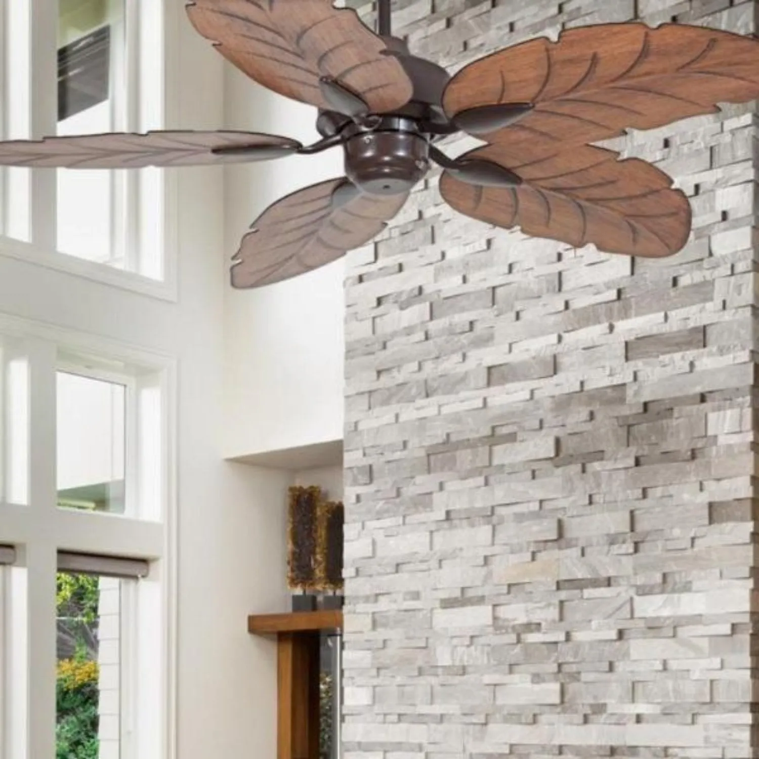 52" (1300mm) AC Tropical Ceiling Fan in Brown