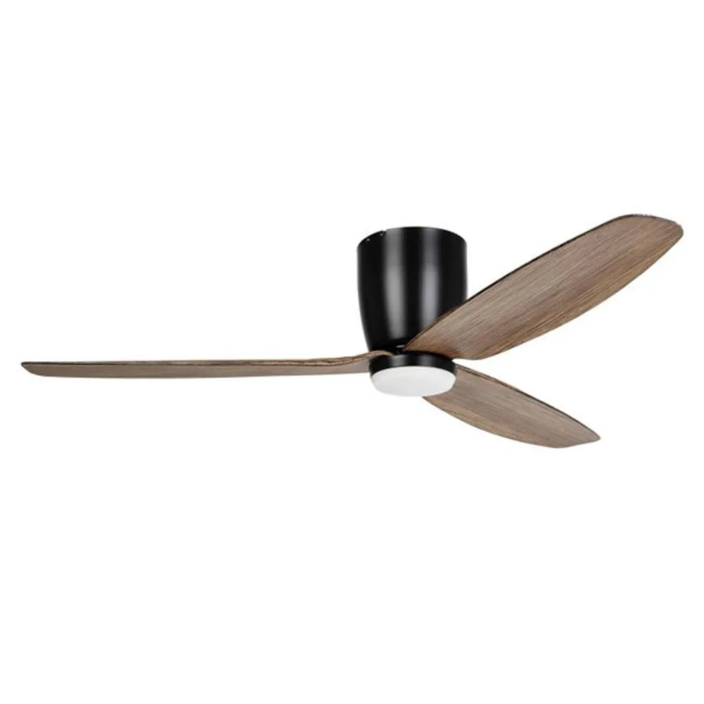 52" Seacliff DC Ceiling Fan with LED Light CCT 12w in White, Black, Gessami Oak or Light Walnut