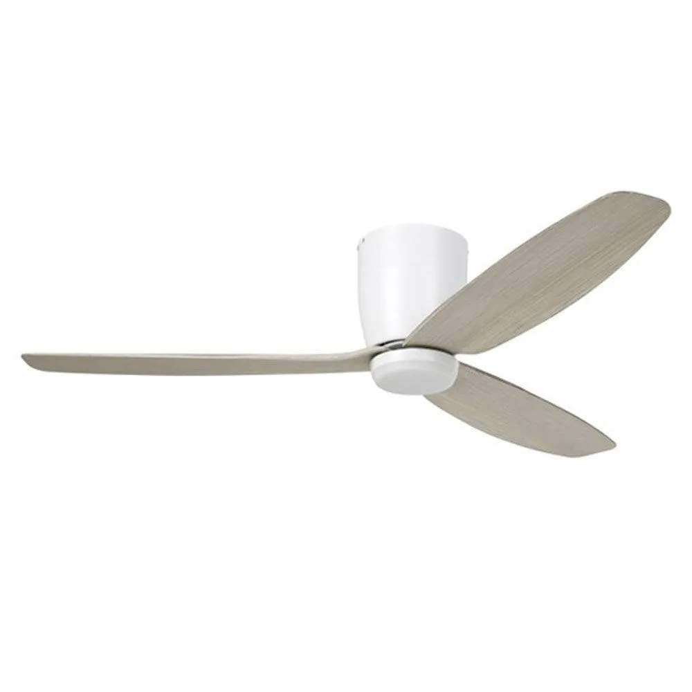 52" Seacliff DC Ceiling Fan with LED Light CCT 12w in White, Black, Gessami Oak or Light Walnut