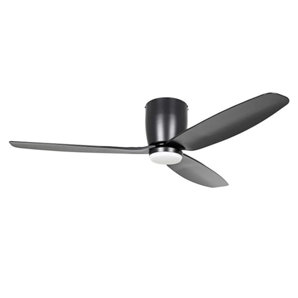 52" Seacliff DC Ceiling Fan with LED Light CCT 12w in White, Black, Gessami Oak or Light Walnut