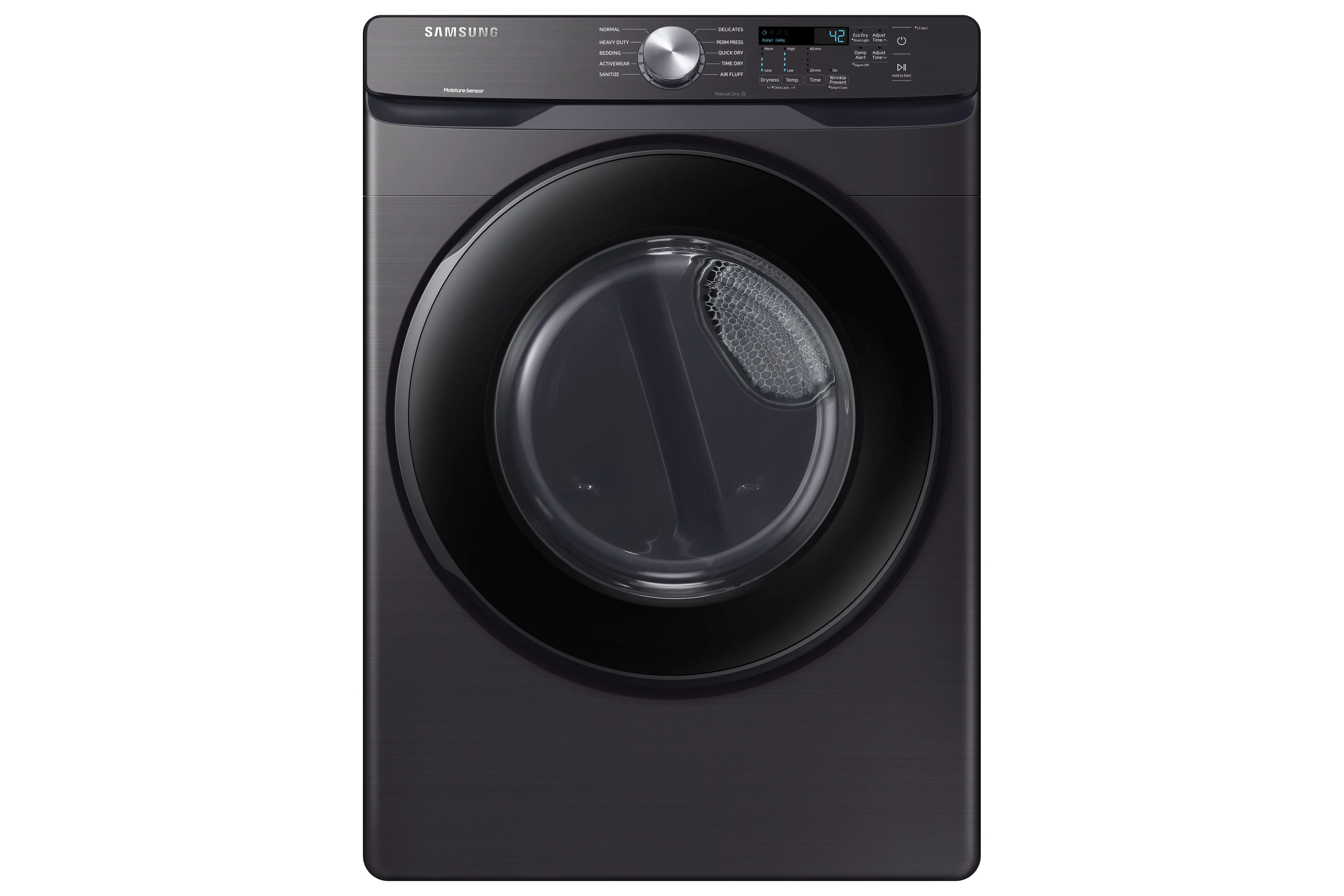 7.5 cu. ft. Electric Dryer with Sensor Dry in Brushed Black - (DVE45T6000V)