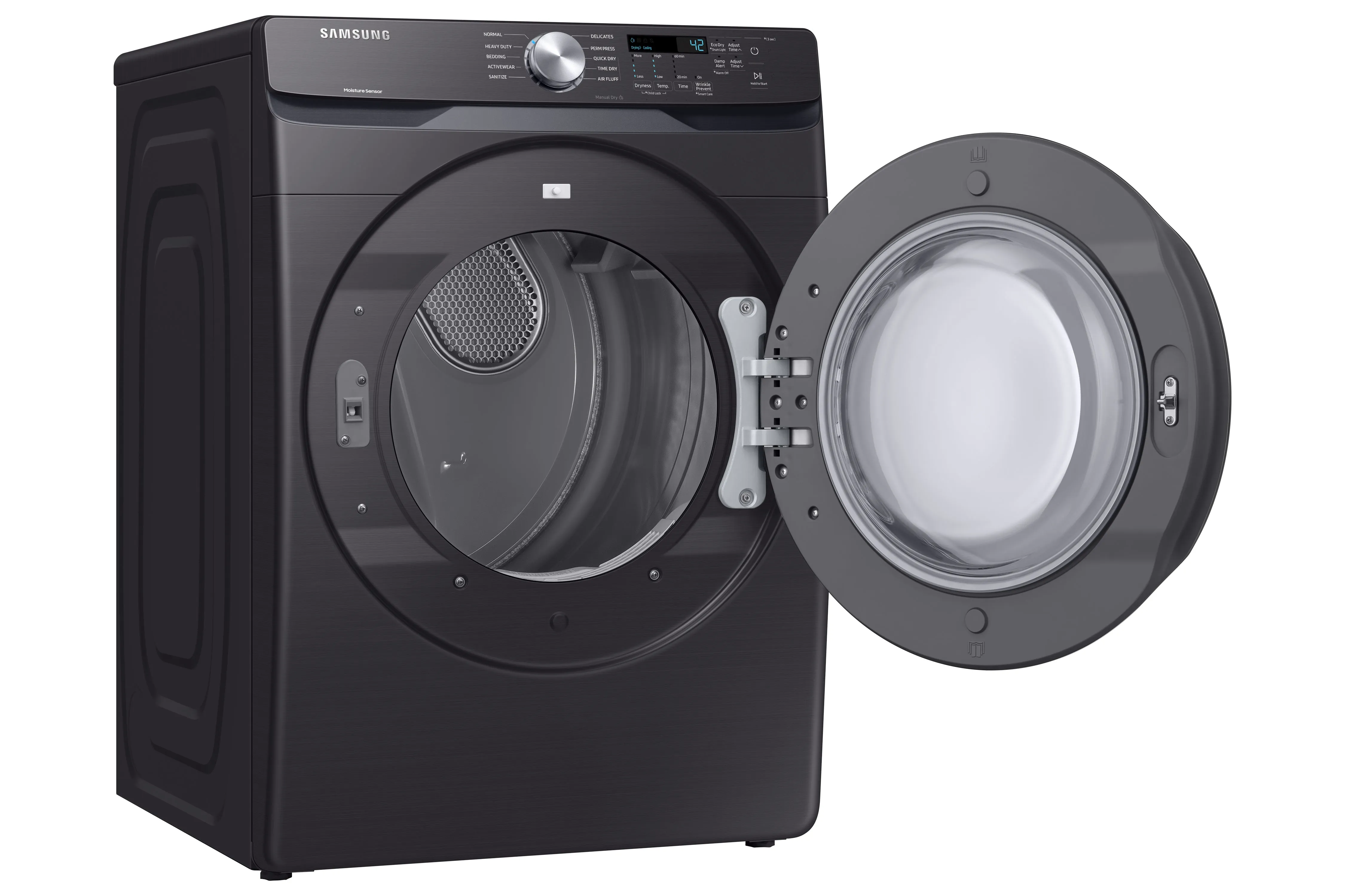 7.5 cu. ft. Electric Dryer with Sensor Dry in Brushed Black - (DVE45T6000V)