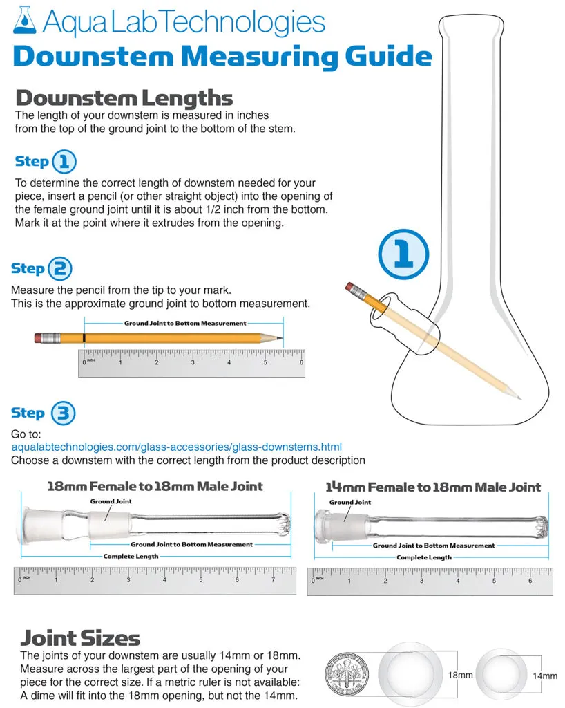 Accurate | Vertical Slit Diffused Bong Downstems