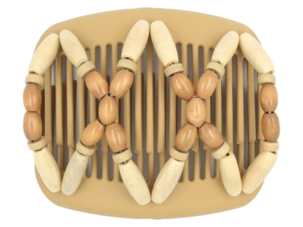 African Butterfly Hair Comb - Beada Blonde 95