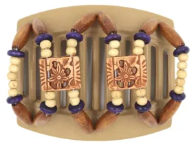 African Butterfly Thick Hair Comb - Dupla Blonde 66