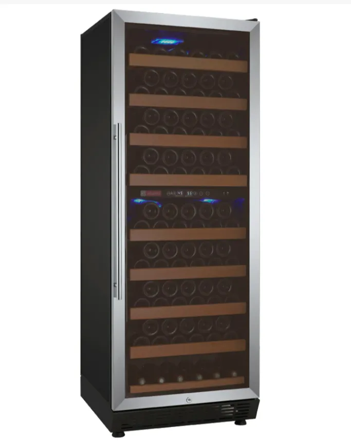 Allavino 24" Right Hinge 99 Bottle Dual Zone Stainless Wine Refrigerator