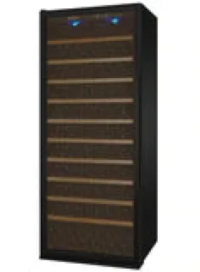 Allavino 32" Left Hinge 277 Bottle Single Zone Black Wine Refrigerator