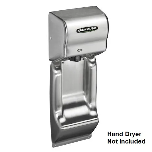 AMERICAN DRYER® ADA-WG Wall Guard - Brushed (Satin) Stainless Steel (HAND DRYER NOT INCLUDED)