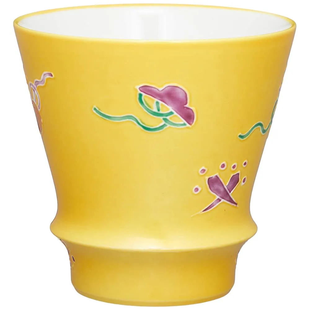 Arita Ware 95739 High School Shochu Glass Treasure Extermination (Yellow)