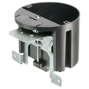 Arlington Adj Ceiling Box W/ Ground Clip, Non-Metallic, Fire Rated