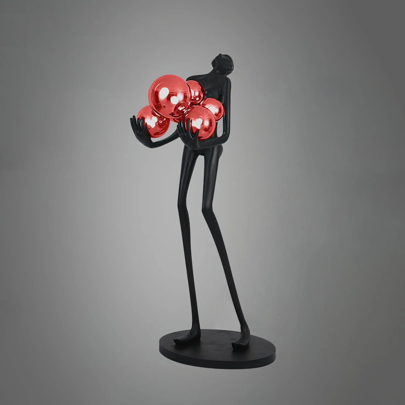 Artistic Figure Floor Lamp