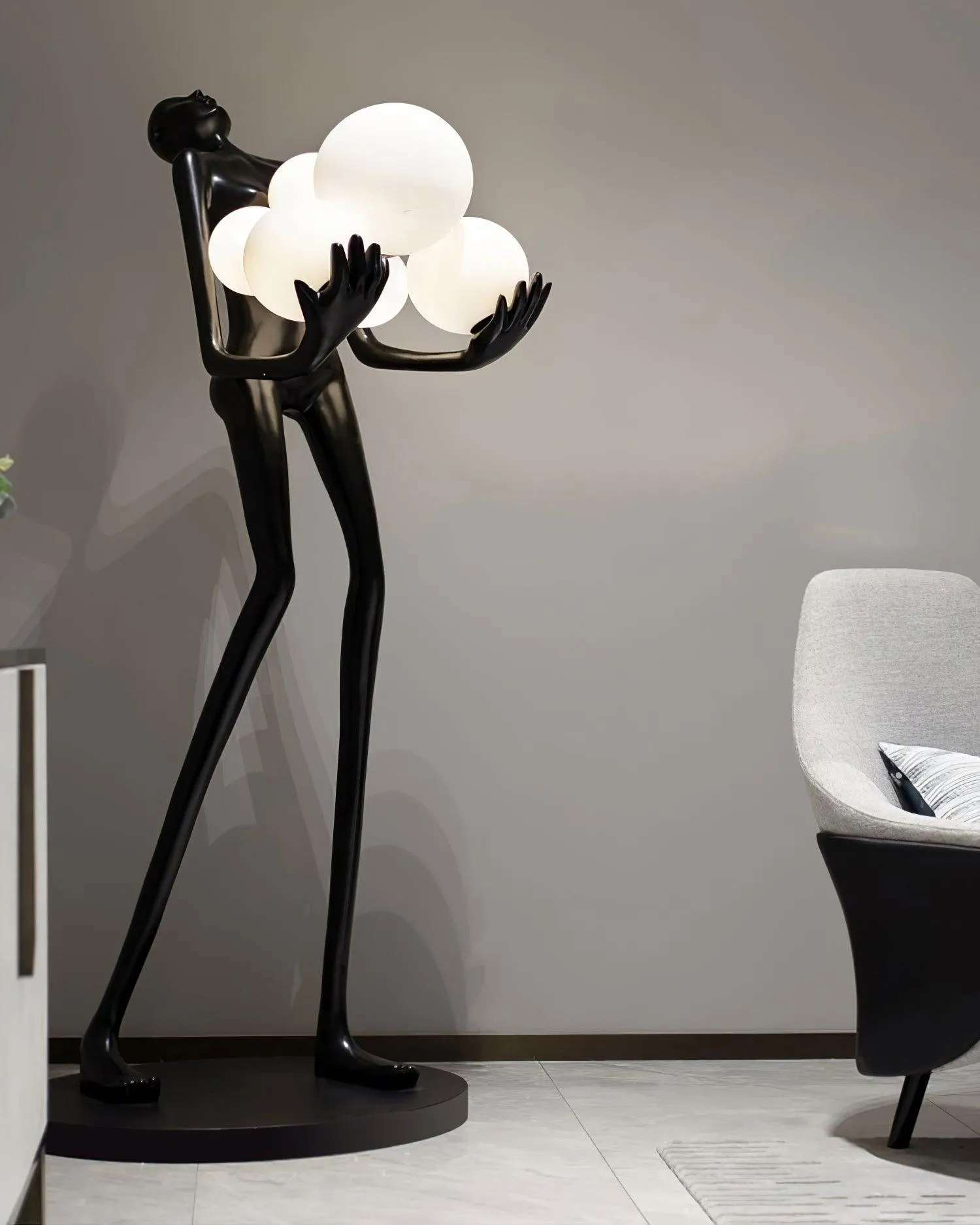 Artistic Figure Floor Lamp