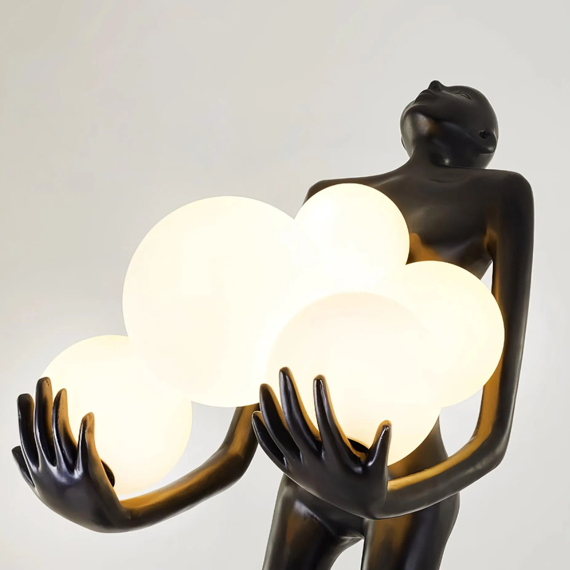 Artistic Figure Floor Lamp