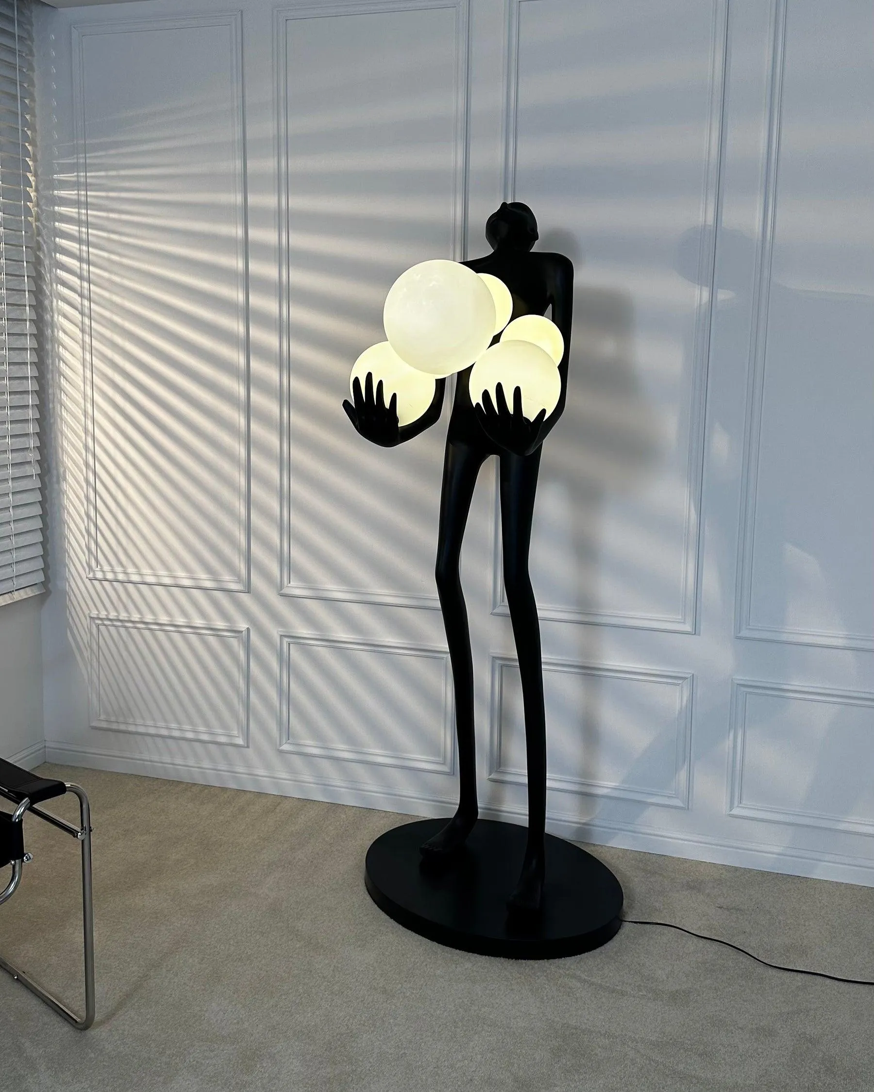 Artistic Figure Floor Lamp