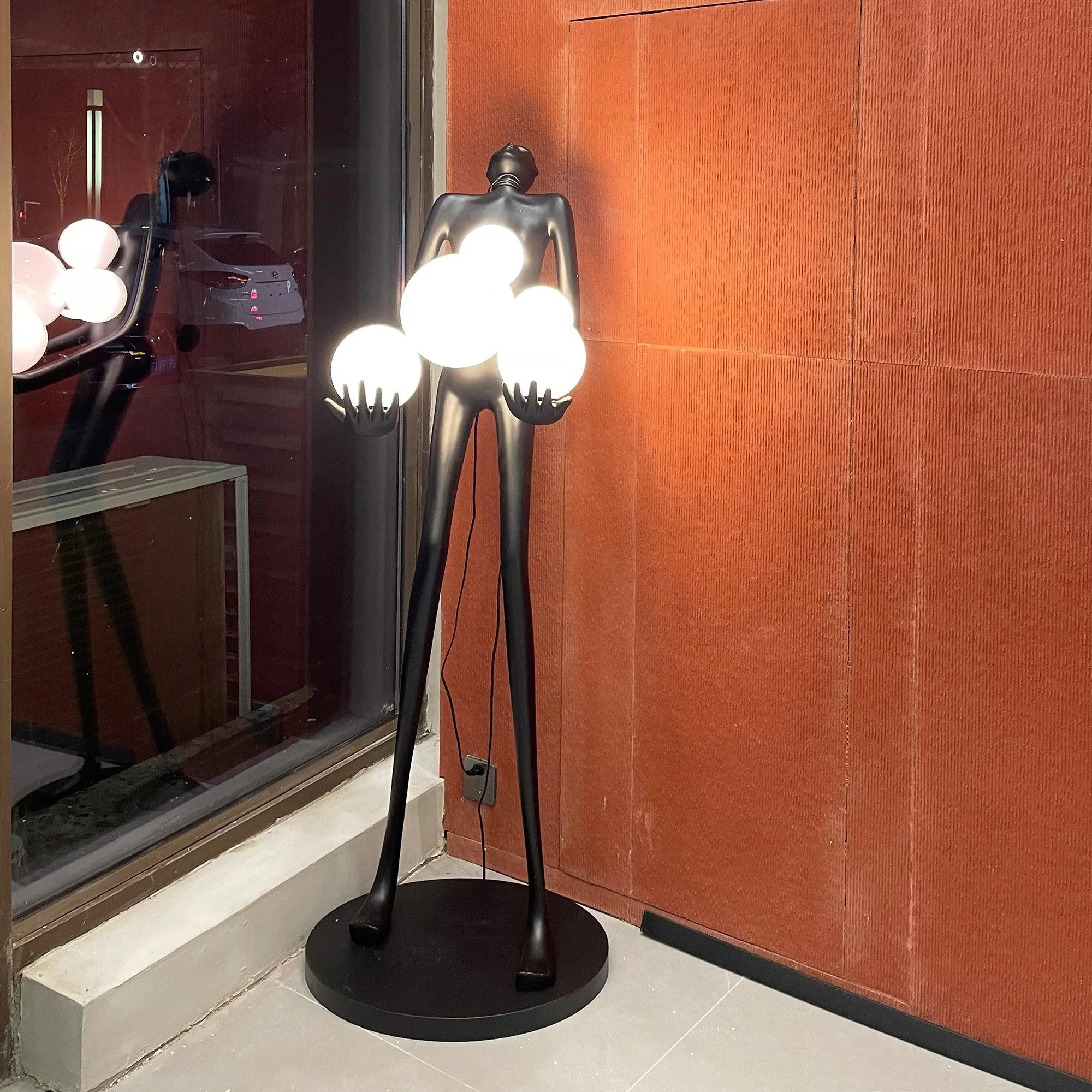 Artistic Figure Floor Lamp