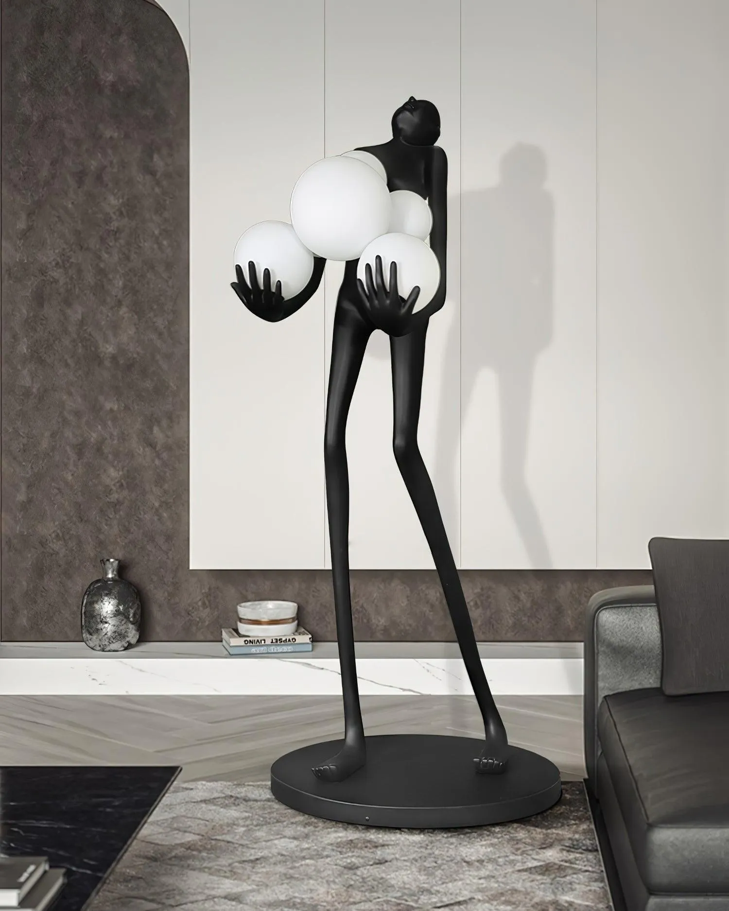 Artistic Figure Floor Lamp