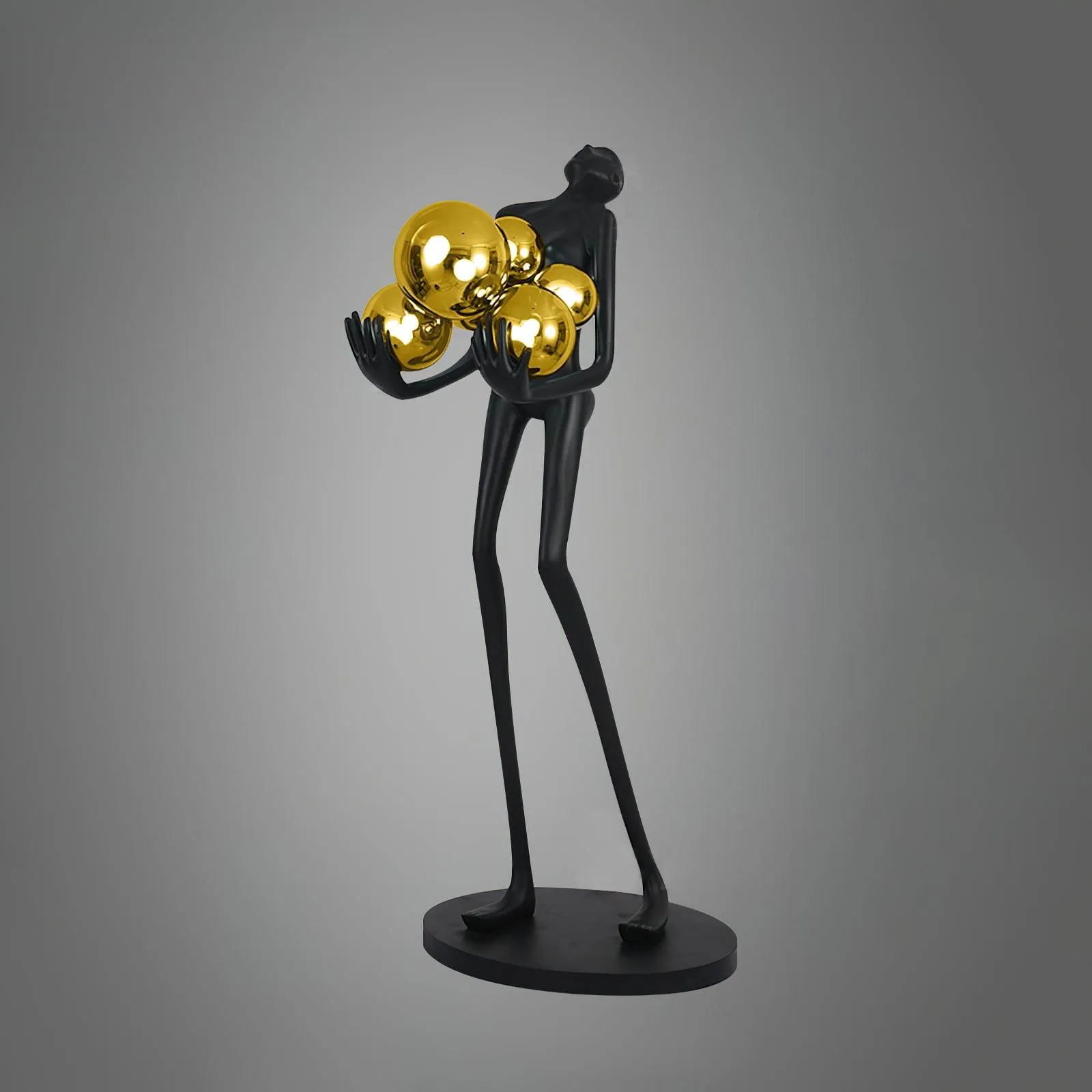 Artistic Figure Floor Lamp