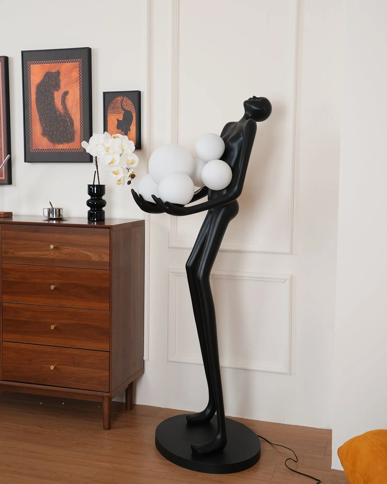 Artistic Figure Floor Lamp