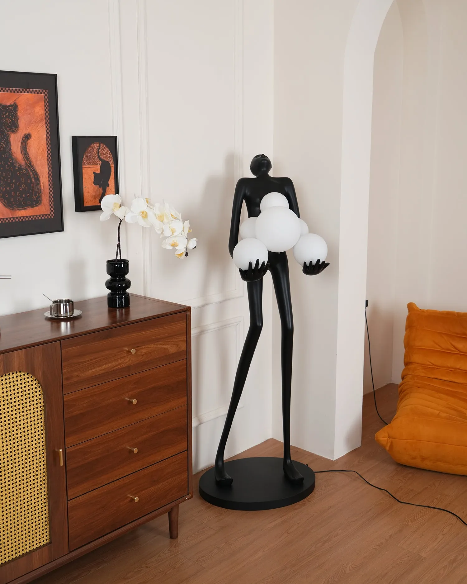 Artistic Figure Floor Lamp