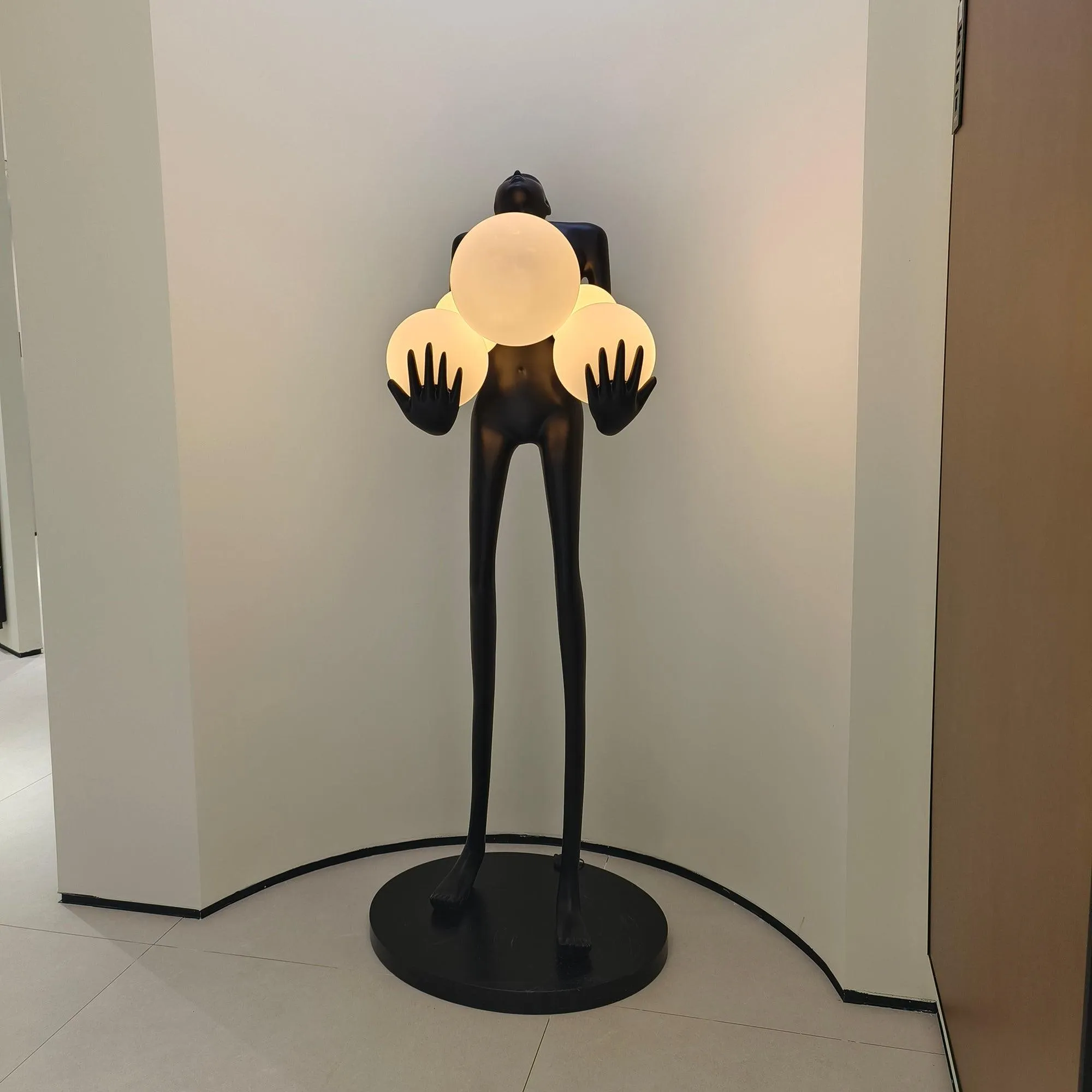 Artistic Figure Floor Lamp