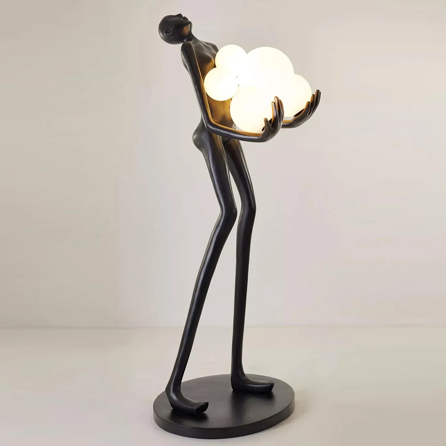 Artistic Figure Floor Lamp