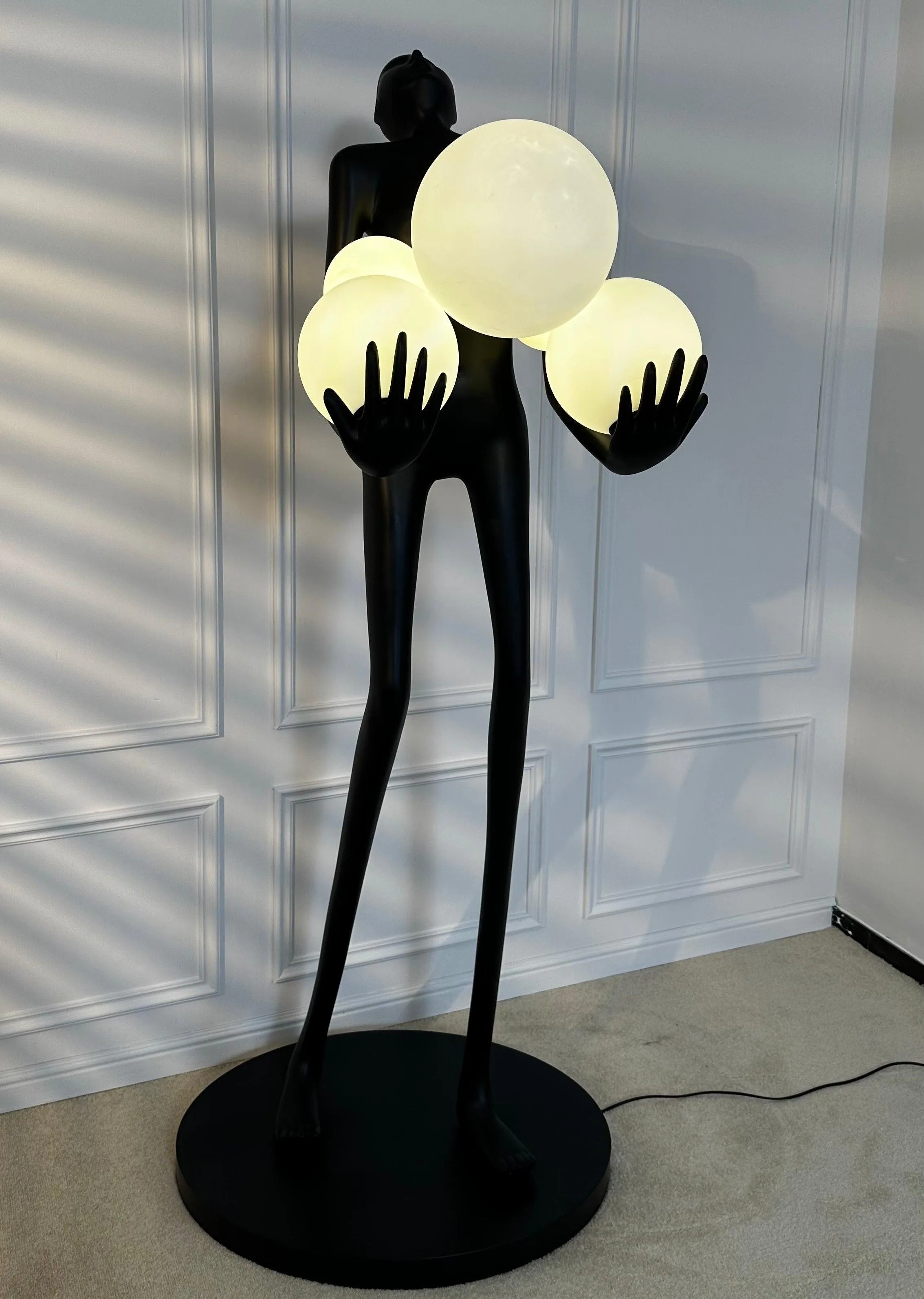 Artistic Figure Floor Lamp