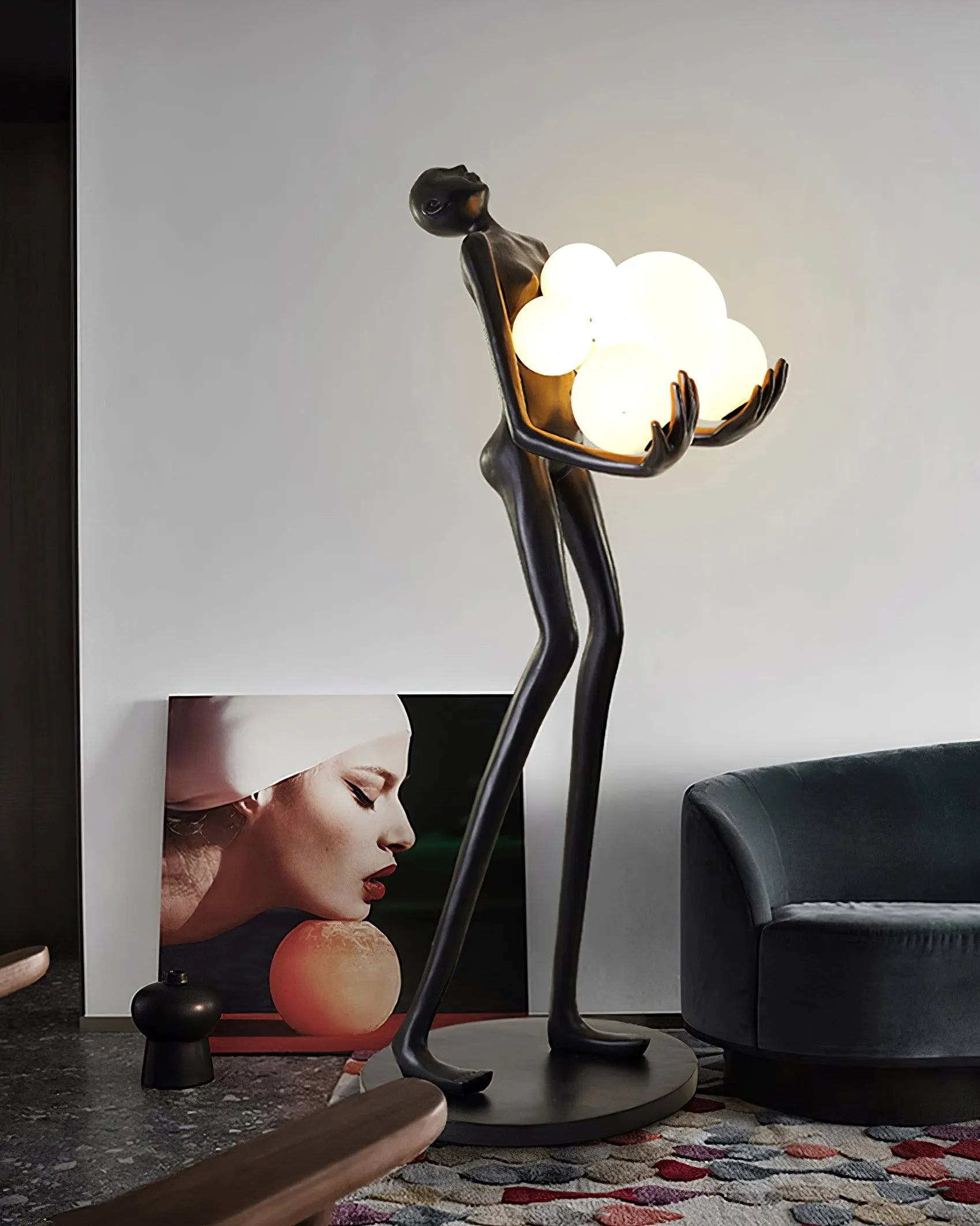 Artistic Figure Floor Lamp