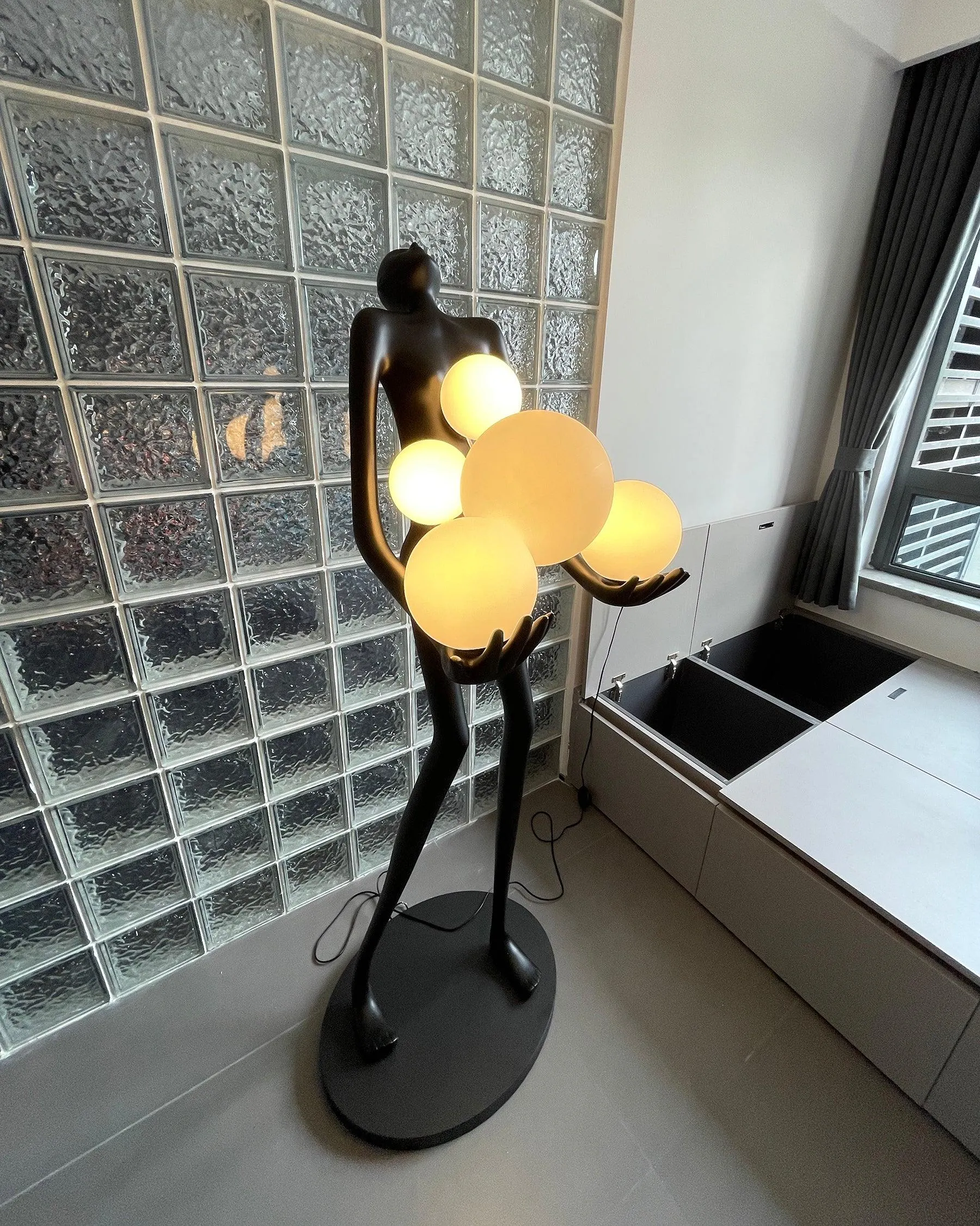 Artistic Figure Floor Lamp