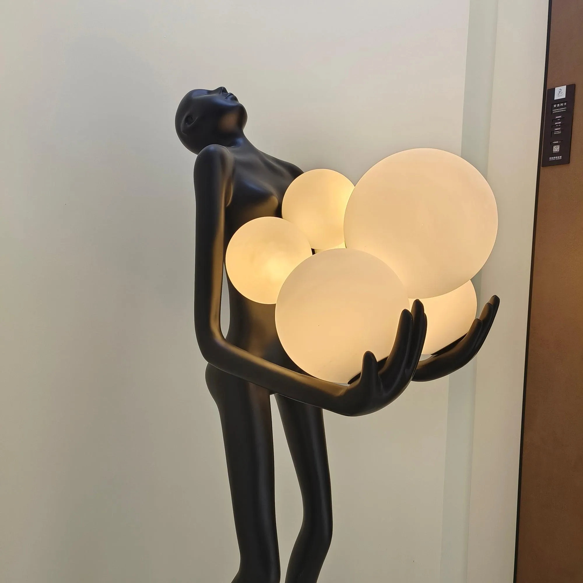 Artistic Figure Floor Lamp