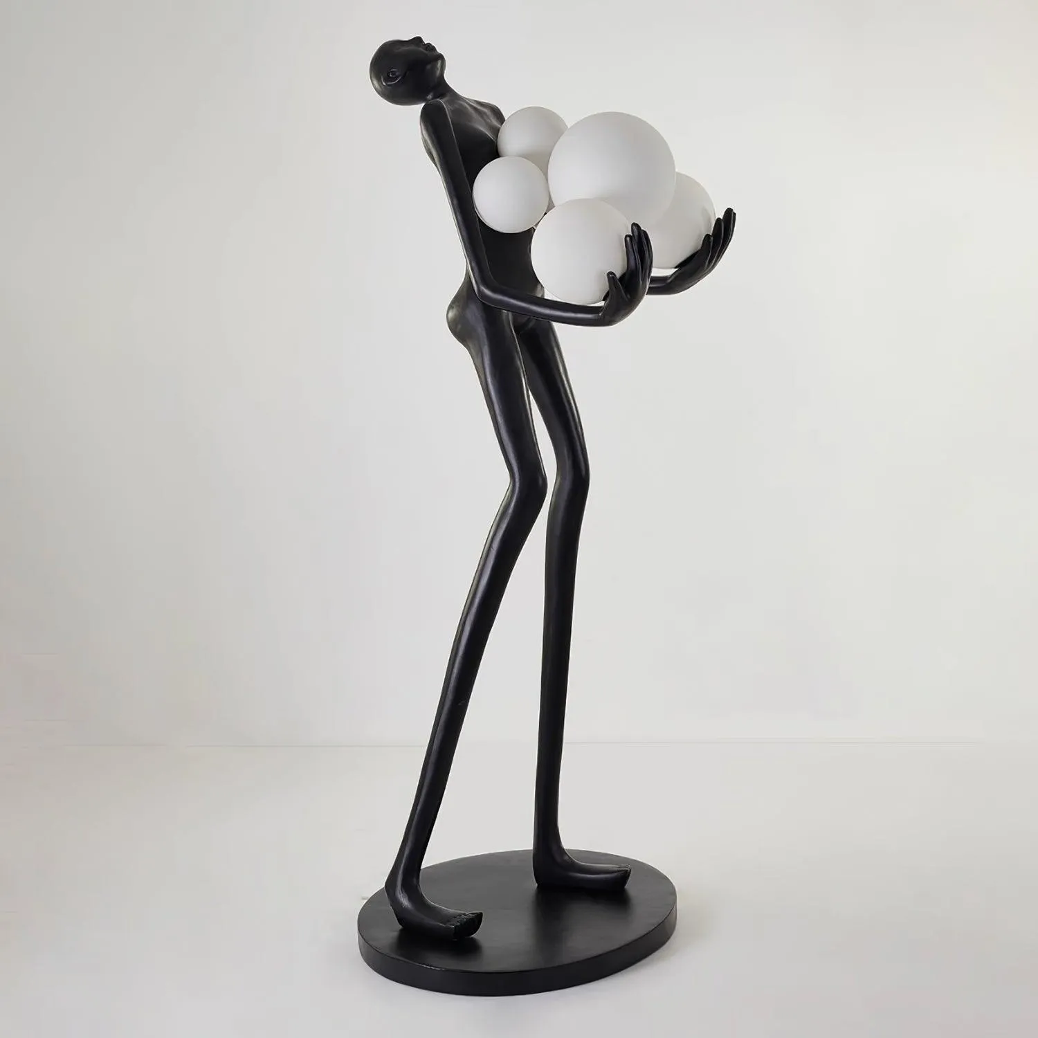 Artistic Figure Floor Lamp