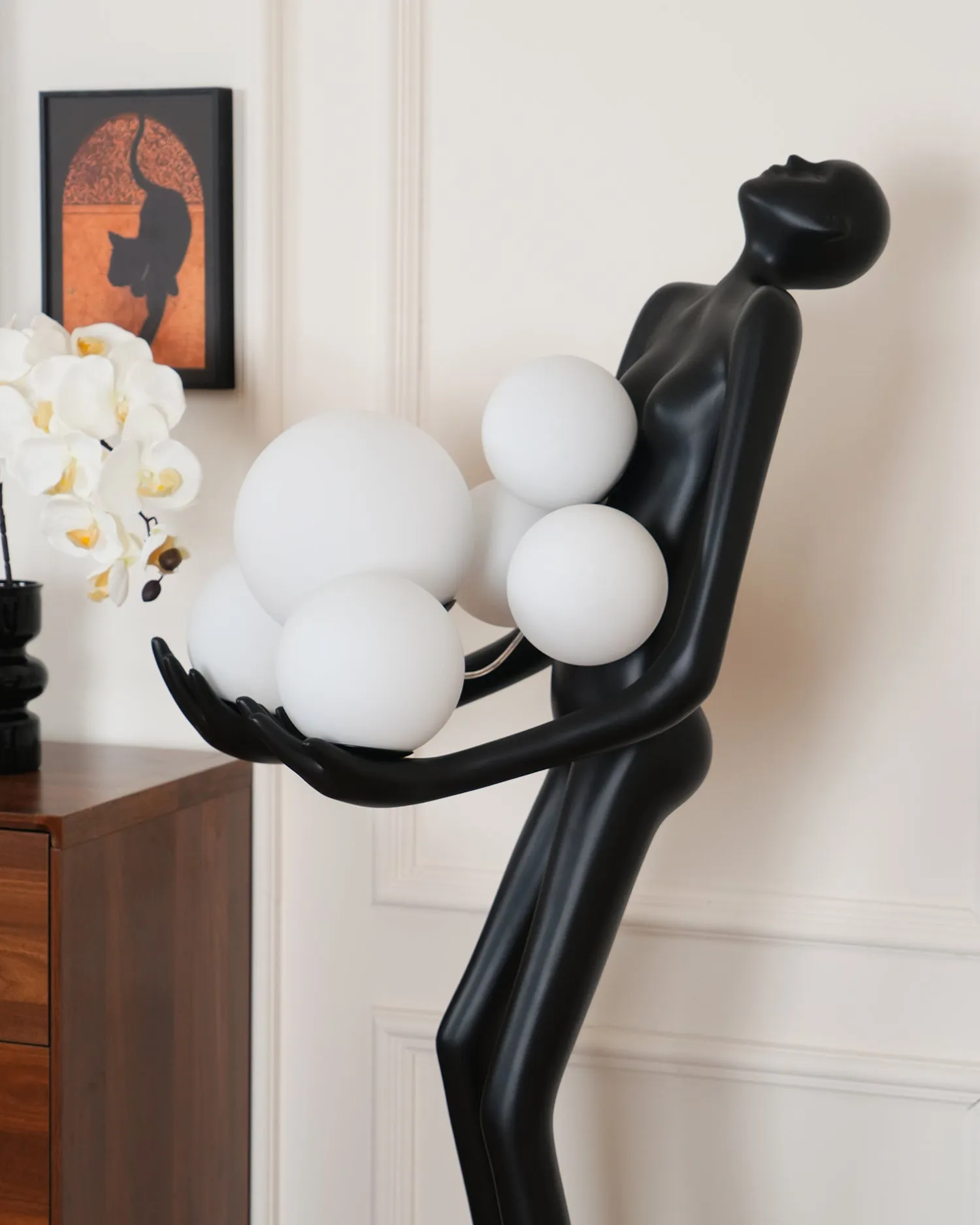 Artistic Figure Floor Lamp