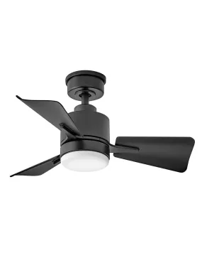 Atom 30" LED Fan in Matte Black