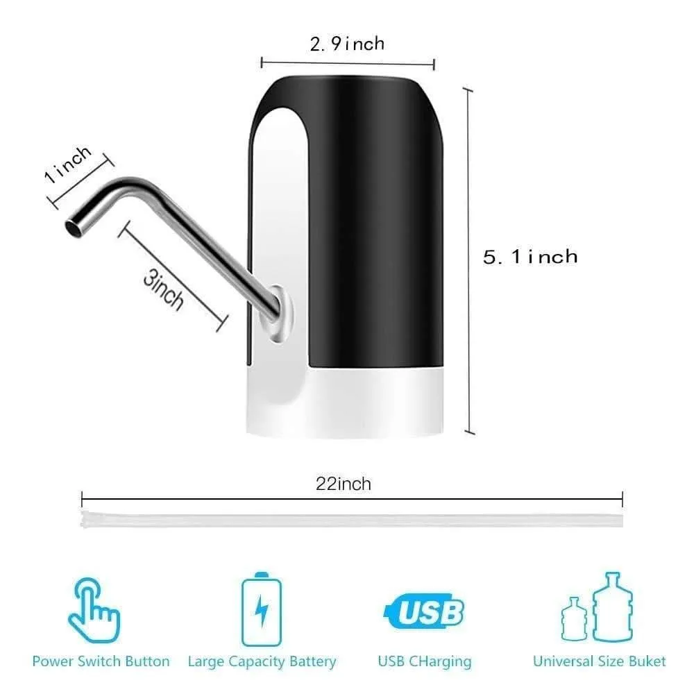 Automatic Wireless Portable Mini Rechargeable Water Can Dispenser Pump