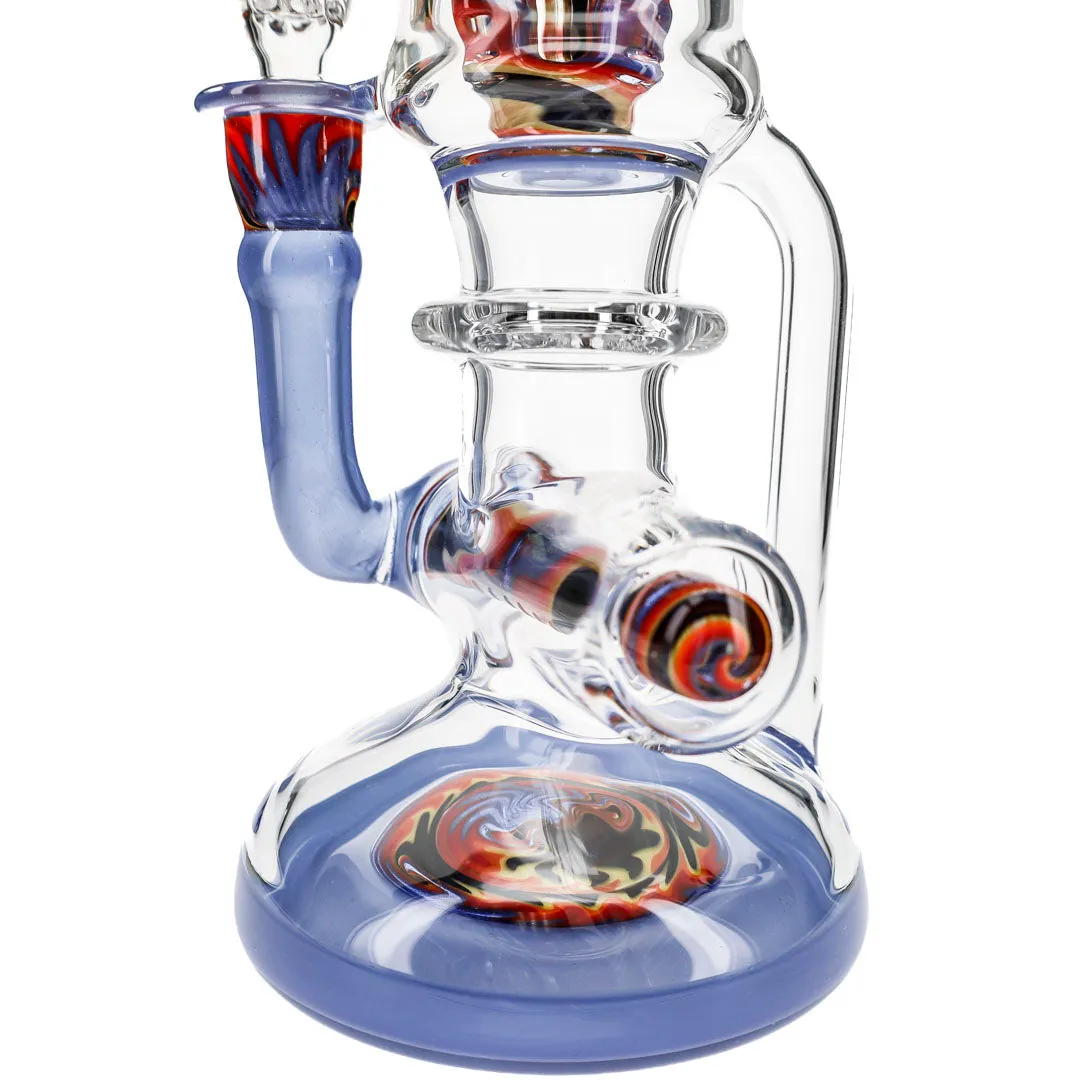 B. Wilson - Mini Heady Inline Perc Recycler Bong