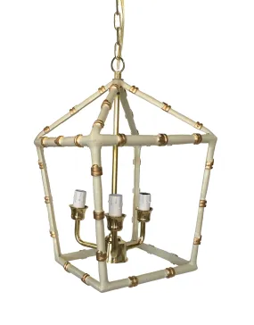 Bamboo Lantern in Grey, Small