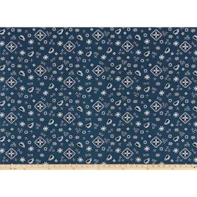 Bandana Italian Denim Fabric