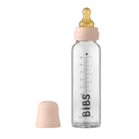 BIBS Baby Glass Bottle Complete Set 225ml | Blush