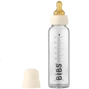 Bibs Baby Glass Bottle Complete Set: Ivory