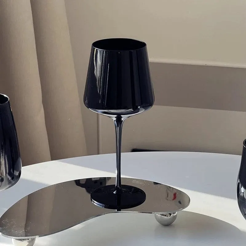 Black Magic Wine Glass