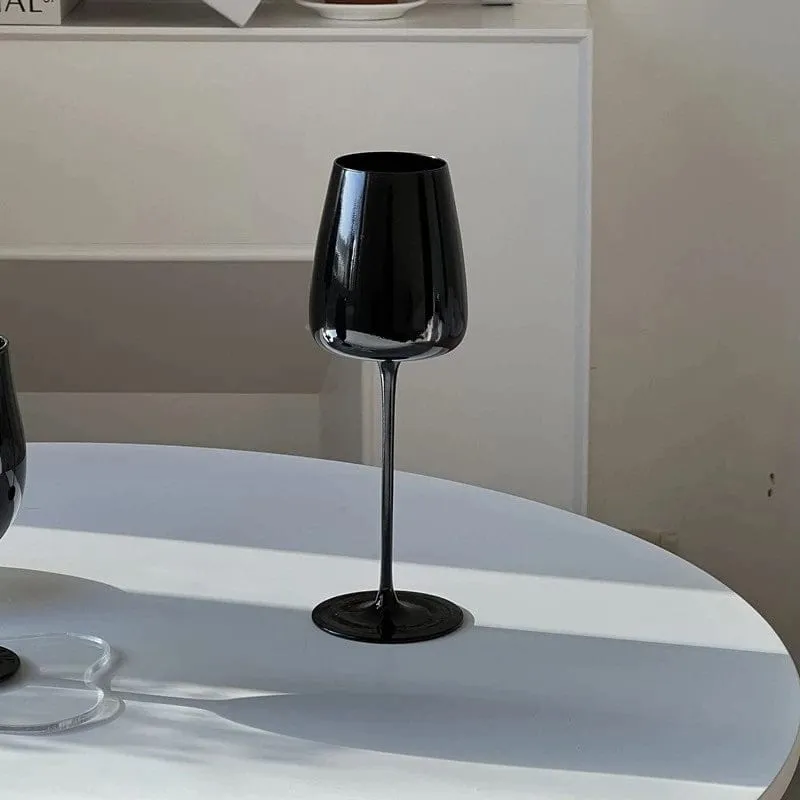 Black Magic Wine Glass