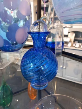 Blue Optic Glass Perfume Bottle - Exclusive!