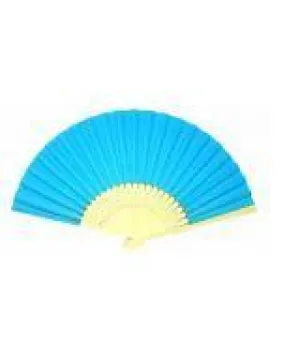 Blue Small Paper Colour Fan