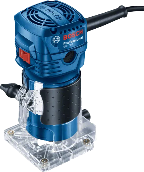 Bosch Trimmer, 6mm, 550W, 33,000r.p.m.