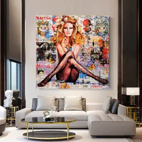 Brigitte Bardot Art: Canvas Wall Decor